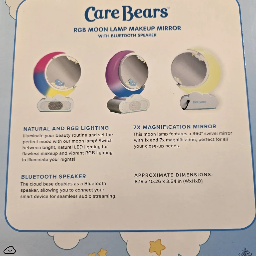 Impressions Carebear Makeup Mirror with Bluetooth Speaker